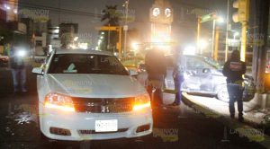 Fuerte encontronazo frente al reloj de la Paz en la Cazones Fuerte encontronazo frente al reloj de la Paz en la Cazones