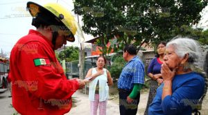 Fuego arrasó con su vivienda, lo perdieron todo