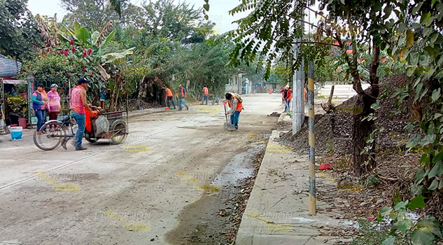 Limpia Pública realiza limpieza tras inundación de octubre Limpia Pública realiza limpieza tras inundación de octubre