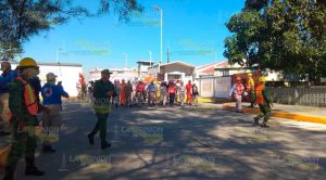 Realizan simulacro en terminal portuaria de Pemex Realizan simulacro en terminal portuaria de Pemex