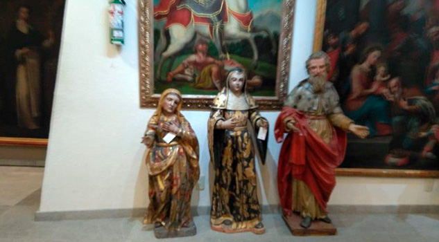 Recuperan en CDMX esculturas de arte sacro robadas en Puebla en 2001 Recuperan en CDMX esculturas de arte sacro robadas en Puebla en 2001