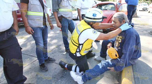 Atropellan a anciano, viajaba en una bicicleta cuando fue embestido