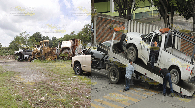 Unidades chatarra ya se dieron de baja, autoridades lo aprobaron