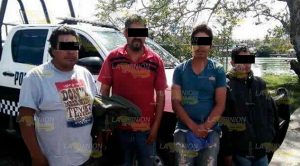 4 detenidos con droga en Tuxpan