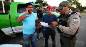 Mujer arrollada por un taxi sobre el bulevar Adolfo Ruiz Cortines