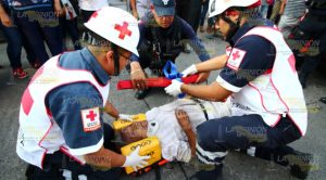 Lo atropellan en la Flores Magón