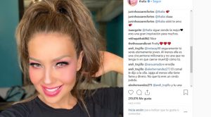 Se acaban a Thalía por excesivo maquillaje que presumió