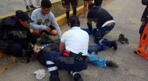 Acelerado motociclista derrapo en Martínez de la Torre Acelerado motociclista derrapo en Martínez de la Torre