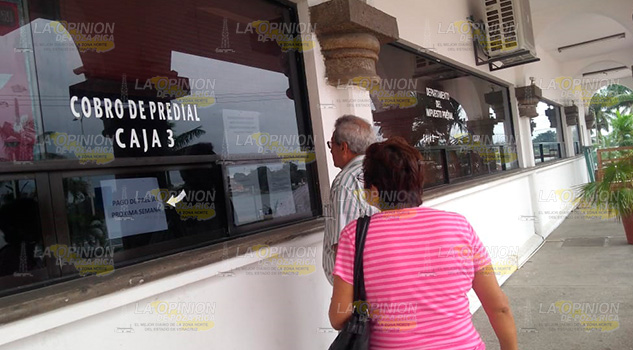 Comenzará cobro del predial en Tuxpan Comenzará cobro del predial en Tuxpan