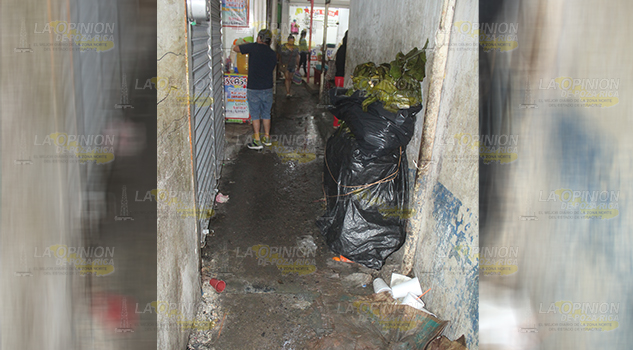 Desquebrajada la red sanitaria en el mercado Poza Rica Desquebrajada la red sanitaria en el mercado Poza Rica