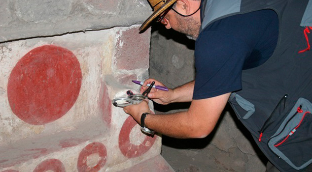 Expertos analizan cronología de pinturas en Teotihuacán Expertos analizan cronología de pinturas en Teotihuacán