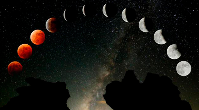 Eclipse lunar podrá verse en todo el país; inicia a las 21:35