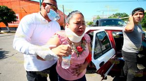 Mujeres heridas en fuerte choque en la colonia 27 de Septiembre Mujeres heridas en fuerte choque en la colonia 27 de Septiembre