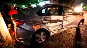 Provoca carambola en la 27 de Septiembre Provoca carambola en la 27 de Septiembre