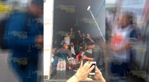 Se mueve Caravana Migrante de refugio en Tierra Blanca Se mueve Caravana Migrante de refugio en Tierra Blanca