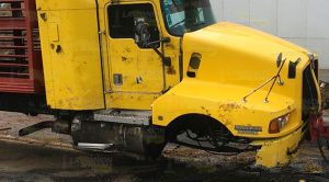 Vuelca tráiler cargado con cerdos sobre la Tuxpan - Totomoxtle Vuelca tráiler cargado con cerdos sobre la Tuxpan - Totomoxtle