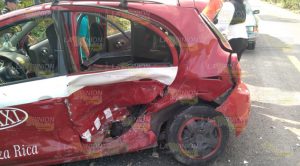 Fuerte accidente en Agua Dulce
