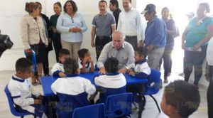 Alcalde inaugura aula en Nuevo Paso Real