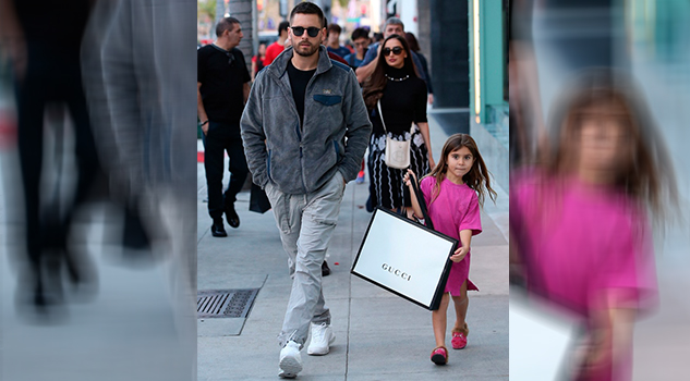 ¿Adecuado para una niña? Scott Disick lleva de compras a su hija a Gucci