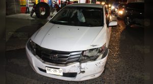 ¡Encontronazo! desquició el tráfico en la Pozo 13