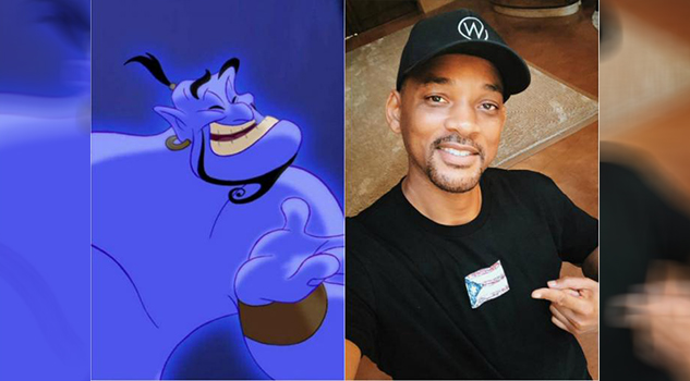 'Aladdin': Revelan primera foto oficial de Will Smith como el nuevo Genio de la Lámpara
