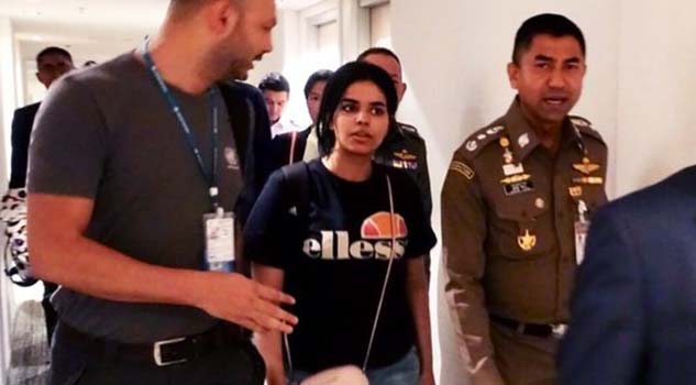 Rahaf al Qunun: la joven saudita que huía de su familia viaja a Canadá como refugiada