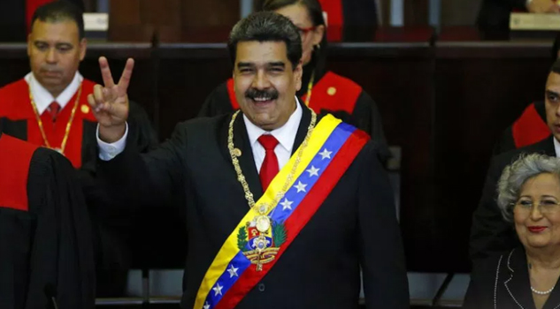 Maduro dice "¡Viva México!" durante su toma de protesta como presidente de Venezuela