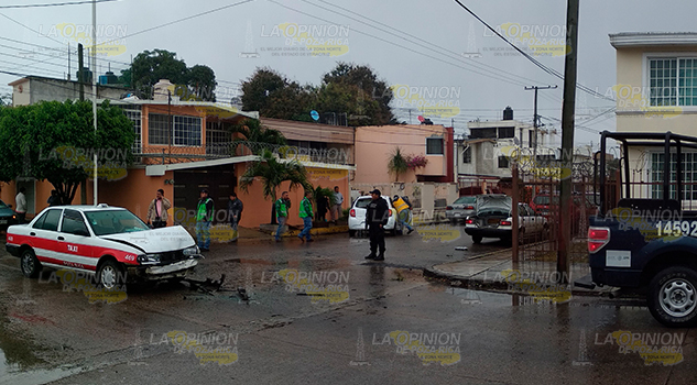 No hizo alto y resulta lesionada