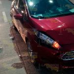 Aparatoso accidente en la Av. Las Américas en Tuxpan