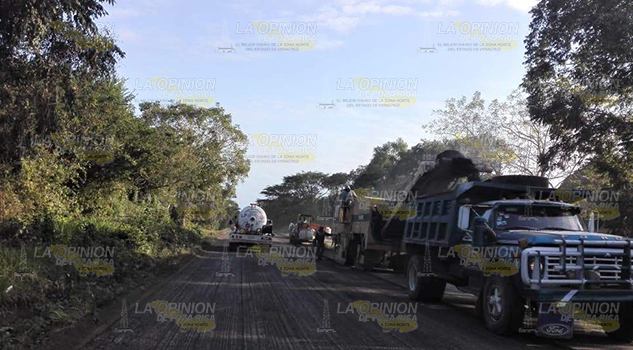 Por fin rehabilitan la carretera federal Tuxpan-Tampico