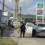 Elementos del ejercito, policía municipal y estatal montan operativo en Tihuatlán