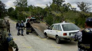 Recuperan auto robado en Tuxpan