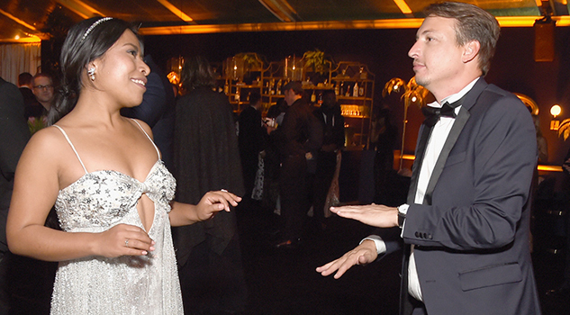 Video: El ritmazo de Yalitza Aparicio en la after party de los Golden Globes