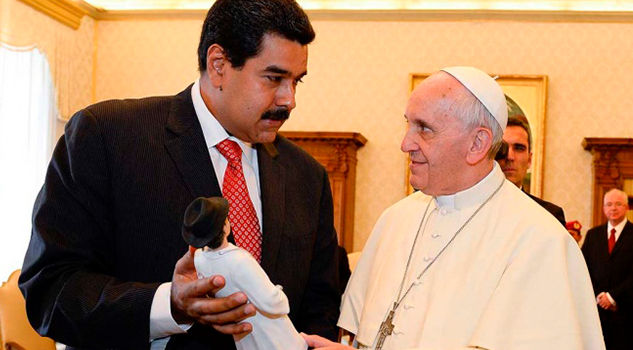 El Papa dice que no mediará en crisis de Venezuela