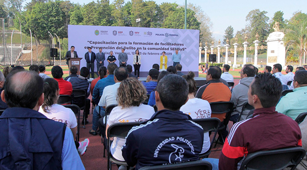 Inaugura SEV capacitación para Prevención del Delito en la comunidad SEMSyS