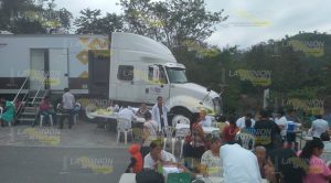 Abarrotan módulos de la segunda brigada itinerante en Coxquihui y Chumatlán |Abarrotan módulos de la segunda brigada itinerante en Coxquihui y Chumatlán