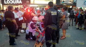 Ama de casa es tropellada por un taxista en Tuxpan