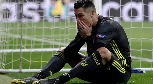 Cristiano y la Juve, al borde de la eliminación en Champions Cristiano y la Juve, al borde de la eliminación en Champions