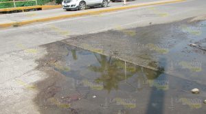 Fuga de agua causa daños en Cerro Azul Fuga de agua causa daños en Cerro Azul