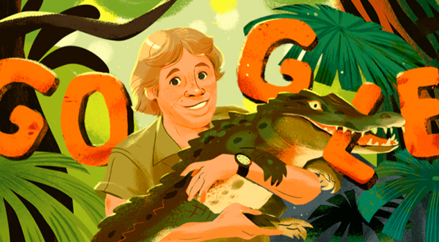 Google le rinde homenaje póstumo al cazador de cocodrilos Steve Irwin Google le rinde homenaje póstumo al cazador de cocodrilos Steve Irwin