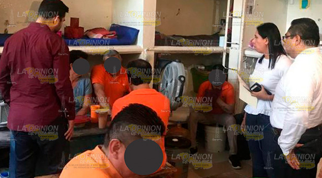 Hacinados en el penal de Poza Rica