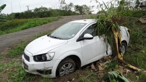 Ponchadura los saca del camino en la Álamo - Tihuatlán, una lesionada Ponchadura los saca del camino en la Álamo - Tihuatlán, una lesionada