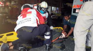 Motociclista se estrella contra un taxi de Martínez de la Torre Motociclista se estrella contra un taxi de Martínez de la Torre