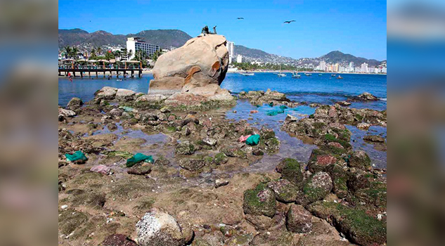 El mar se alejó de las playas de Sonora y de Acapulco