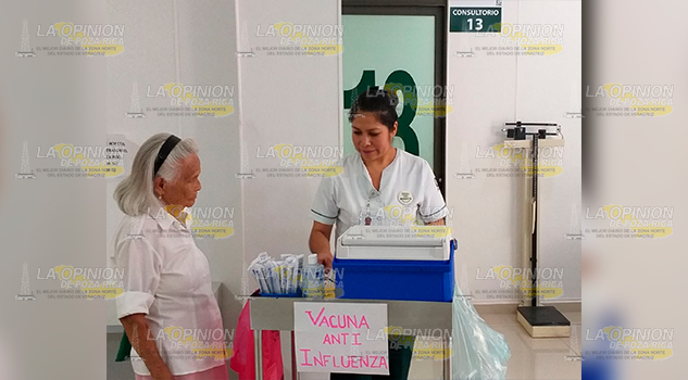 Inmunizados contra la influenza, aplicadas más del 90 por ciento de dosis