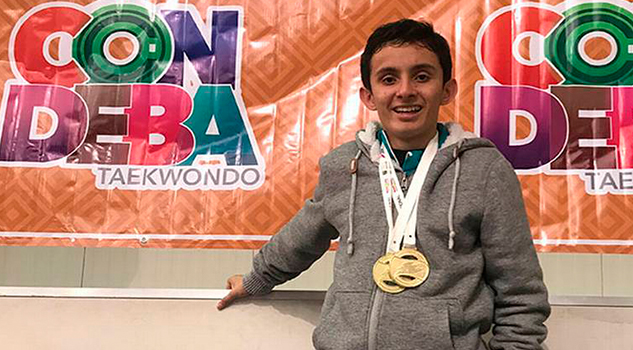 Ricardo Landa destaca en Nacional de TKD