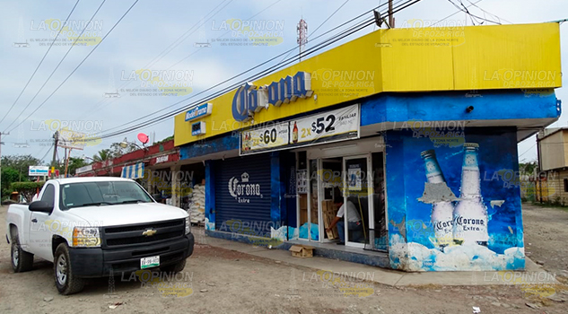 Roban depósito cervecero de la comunidad Chapopote, Veracruz Roban depósito cervecero de la comunidad Chapopote, Veracruz