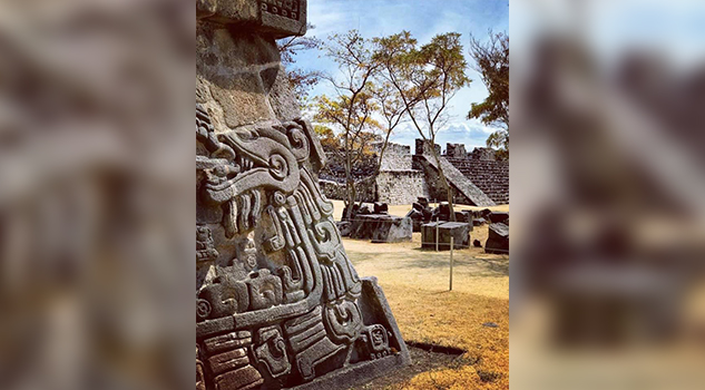 Construcción del santuario de Xochicalco