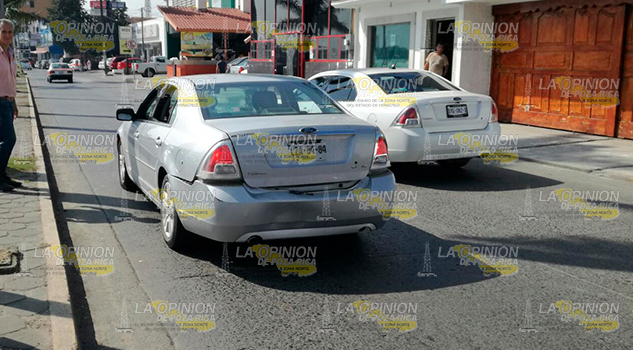 ¡Chocan por alcance!