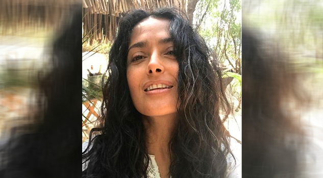 Salma Hayek presume su cabello canoso y demuestra que esto no le resta belleza